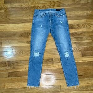 ALL SAINTS W29 Vintage Mid-Rise Skinny Jeans. Barely used, like new condition